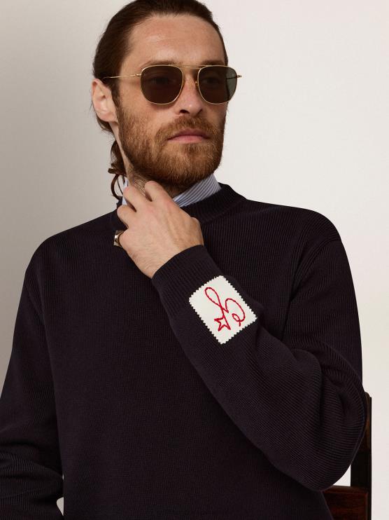 FDVPX309 Golden Goose hombres montura solar estilo roger aviator con montura dorada y lentes verdes