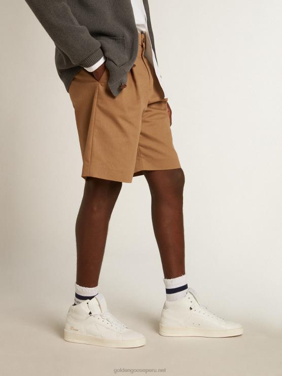 FDVPX630 Golden Goose hombres mid-stardan de base biológica con estrella blanca y lengüeta en el talón