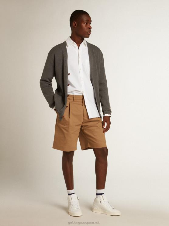 FDVPX630 Golden Goose hombres mid-stardan de base biológica con estrella blanca y lengüeta en el talón