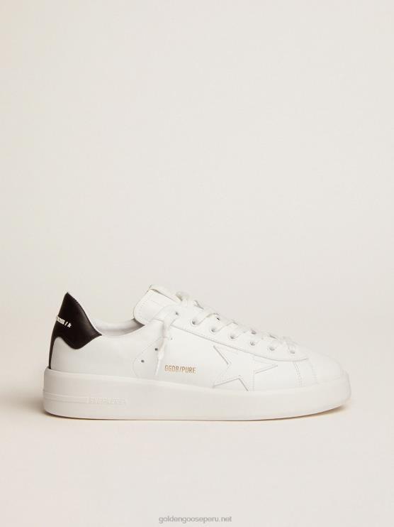 FDVPX561 Golden Goose hombres zapatillas purestar con trabilla negra en el talón