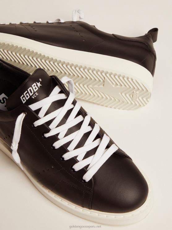 FDVPX525 Golden Goose hombres zapatillas starter de piel total black