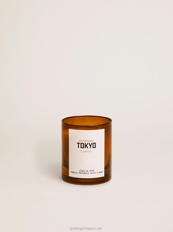 FDVPX497 Golden Goose mujer Vela perfumada de madera de pimienta de esencia de tokio 200 g