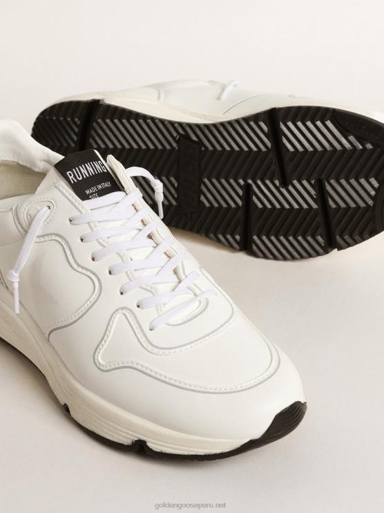 FDVPX207 Golden Goose mujer suela de running de base biológica con estrella blanca y refuerzo en el talón