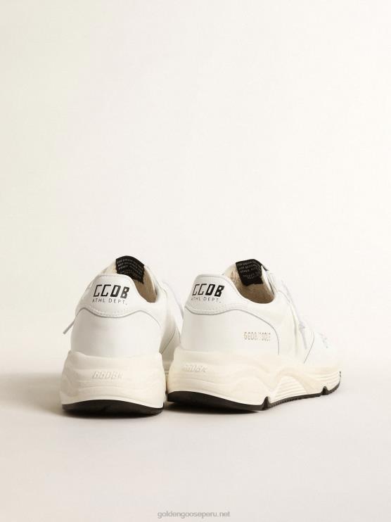 FDVPX207 Golden Goose mujer suela de running de base biológica con estrella blanca y refuerzo en el talón