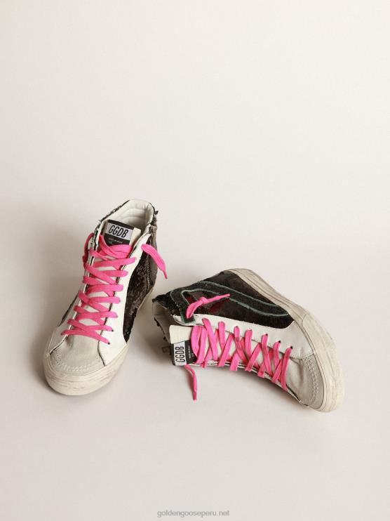 FDVPX42 Golden Goose mujer zapatillas deportivas con lentejuelas negras