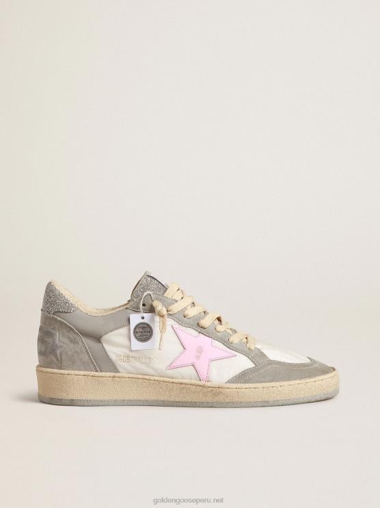 FDVPX155 Golden Goose mujer ball star ltd con inserciones de cristal swarovski y estrella rosa