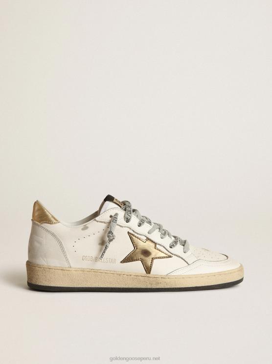 FDVPX8 Golden Goose mujer zapatillas Ball Star con estrella dorada y refuerzo en el talón