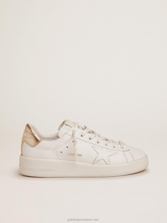 FDVPX59 Golden Goose mujer zapatillas deportivas purestar con refuerzo dorado en el talón