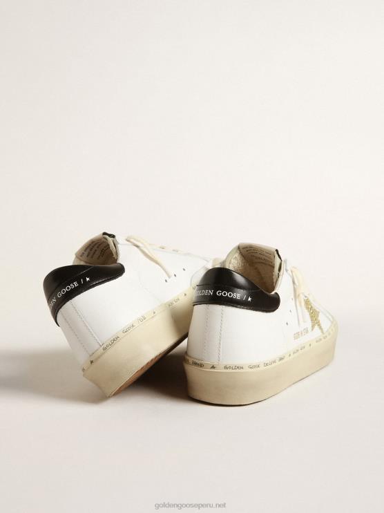 FDVPX193 Golden Goose mujer hola estrella con estrella de cristal swarovski y refuerzo negro en el talón